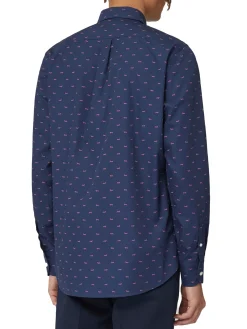 Camicia bassotti all-over blu