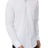 Camicia con contrasti colore bianco