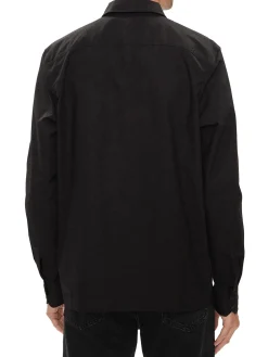 Camicia con taglio largo cargo nero