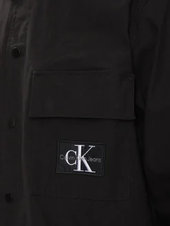 Camicia con taglio largo cargo nero