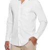 Camicia con tasca frontale bianco
