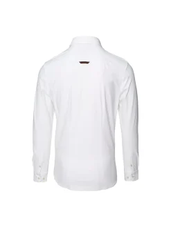 Camicia con tasca frontale bianco