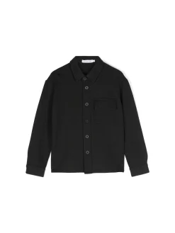 Camicia con tascone nero