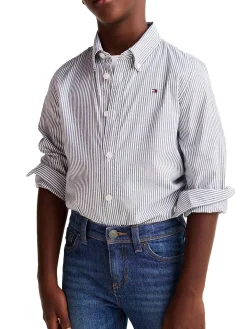 Camicia flex Ithaca con motivo a righe blu