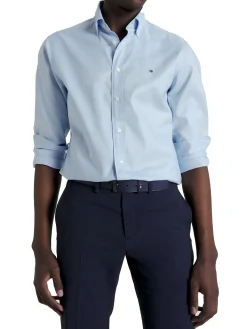 Camicia flex oxford celeste
