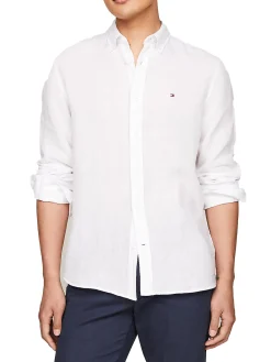 Camicia pigment dyed bianca