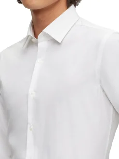 Camicia Slim Fit con collo Italiano