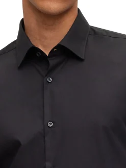 Camicia Slim Fit con collo Italiano