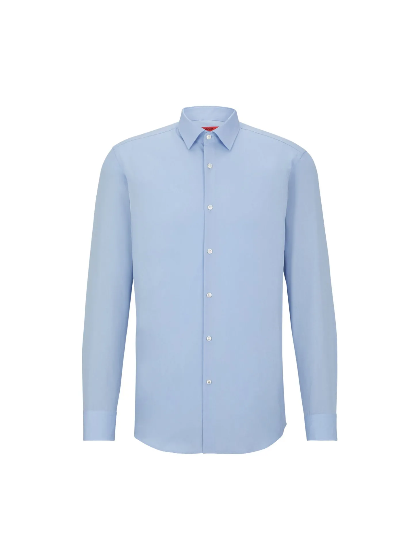 Camicia slim fit con collo Italiano