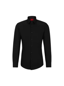 Camicia Slim Fit con collo Italiano