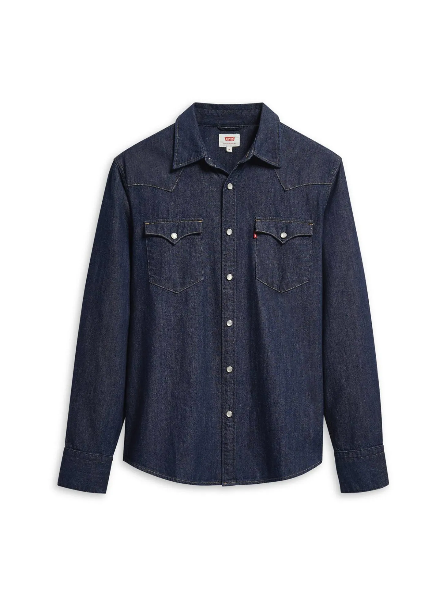 Camicia Western Barstow denim scuro