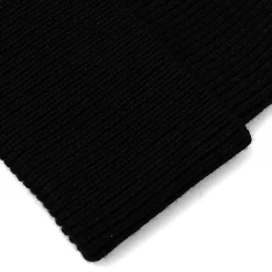 Cappello afox in lana nero