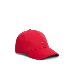 Cappello baseball bambino con visiera rosso