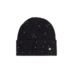 Cappello con applicazioni nero