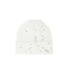 Cappello con applicazioni bianco