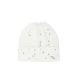 Cappello con applicazioni bianco