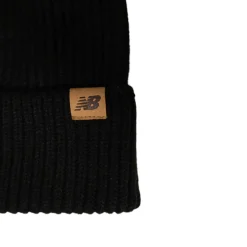 Cappello con etichetta logo laterale nero