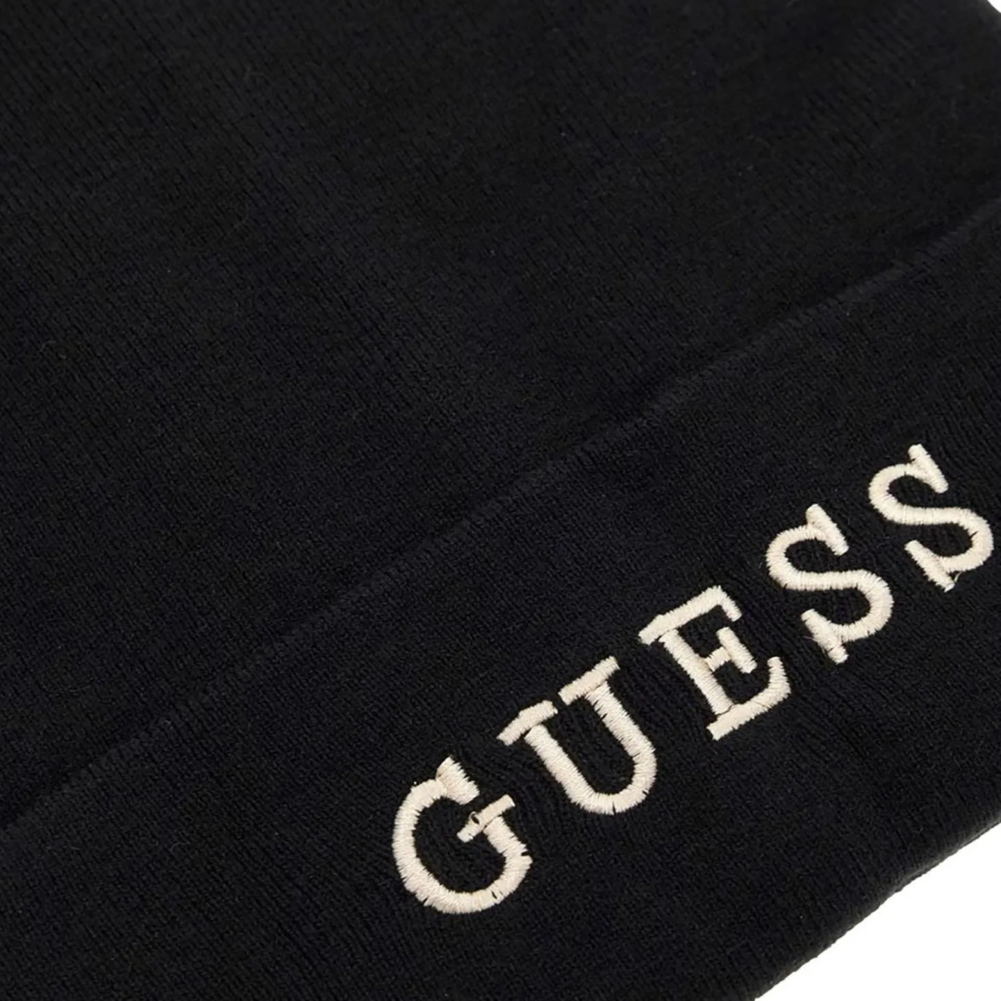 Cappello con logo a contrasto nero