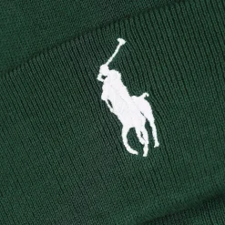 Cappello con logo frontale a contrasto verde