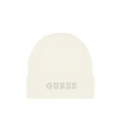 Cappello con logo ricamato bianco