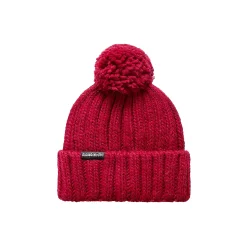 Cappello con pon pon Semiury 6 rosso