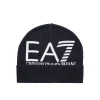 Cappello in maglia Beanie con logo blu/bianco