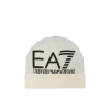 Cappello in maglia Beanie con logo panna