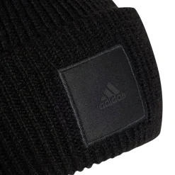 Cappello logo patch wid cuff nero