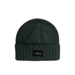 Cappello mono logo patch verde
