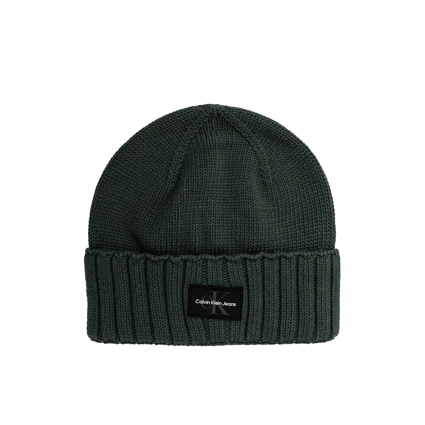 Cappello mono logo patch verde