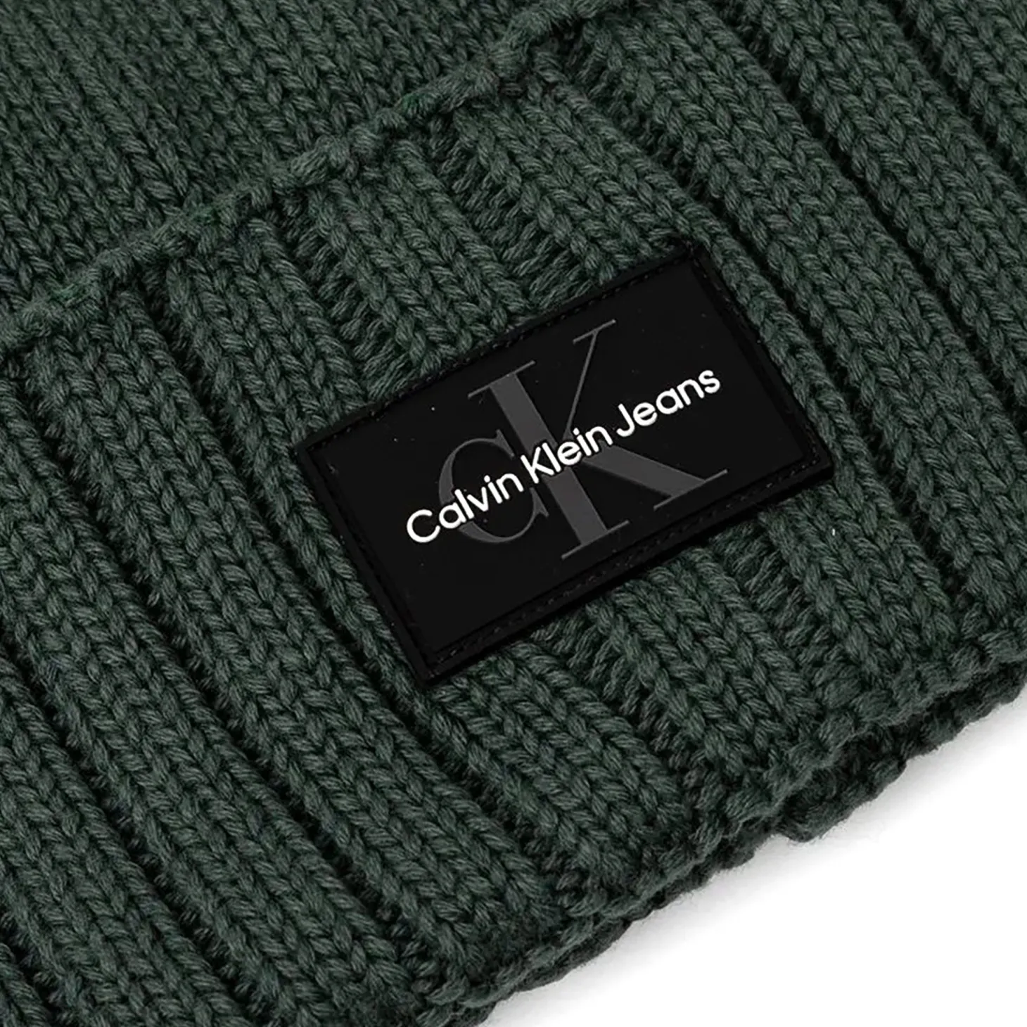 Cappello mono logo patch verde