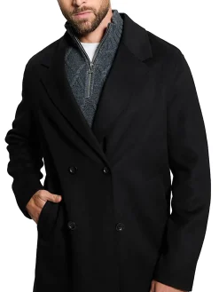 Cappotto doppio petto nero