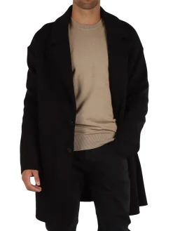Cappotto due bottoni Krazi nero