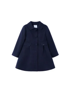 Cappotto in panno blu