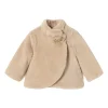 Cappotto invernale fiocco beige