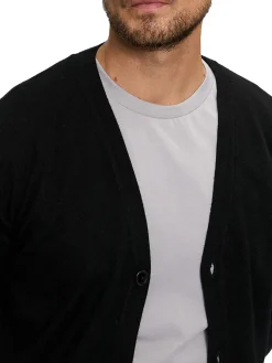 Cardigan con bottoni Chermi nero