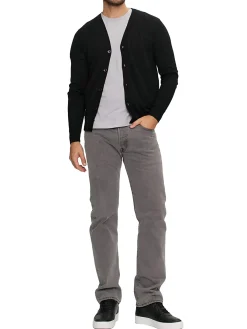 Cardigan con bottoni Chermi nero