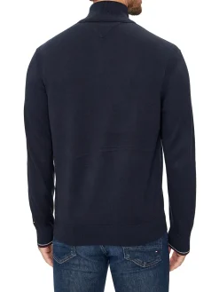 Cardigan con zip con collo richiudibile