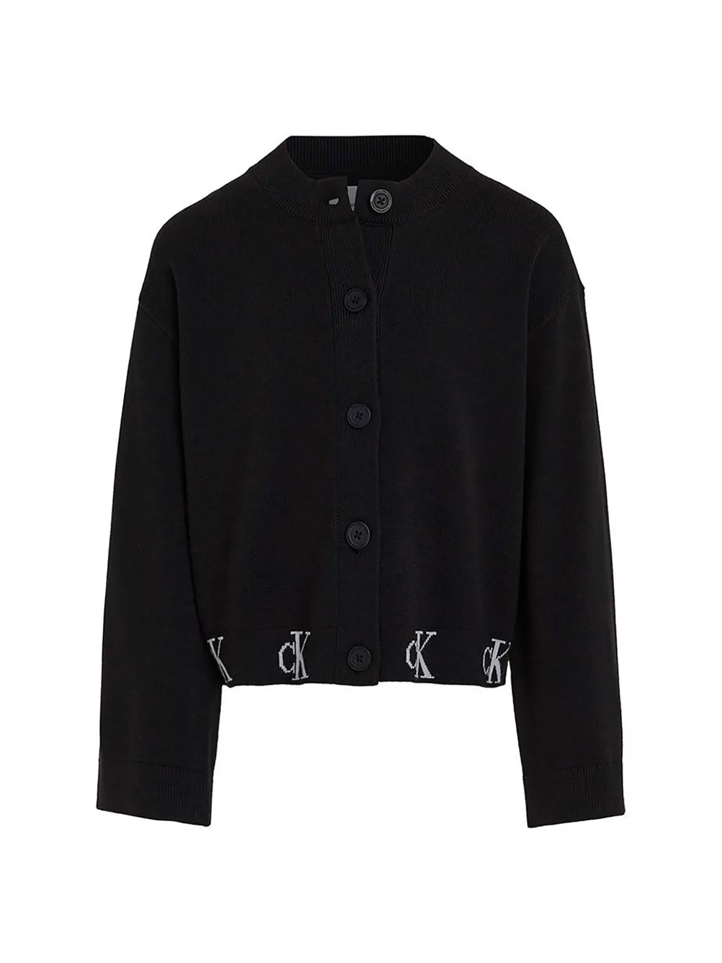 Cardigan logo monogram nero