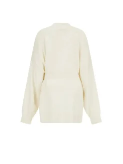 Cardigan Matilda belted crema