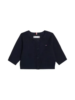 Cardigan neonato Essential con maniche raglan blu