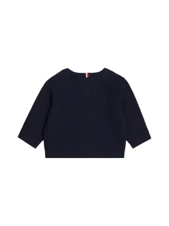 Cardigan neonato Essential con maniche raglan blu