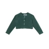 Cardigan peluche verde