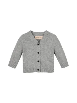 Cardigan soft in lana grigio