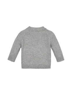 Cardigan soft in lana grigio