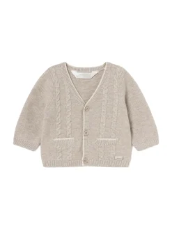 Cardigan tricot beige