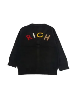 Cardigan un bottone Eter nero
