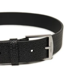 Cintura casual monogram mini logo nero