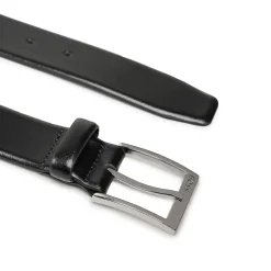 Cintura elloy cow hide in pelle nero