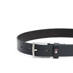 Cintura Essential bambino in pelle blu